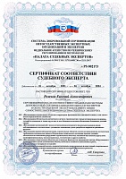 Сертификат Суд Эксперт